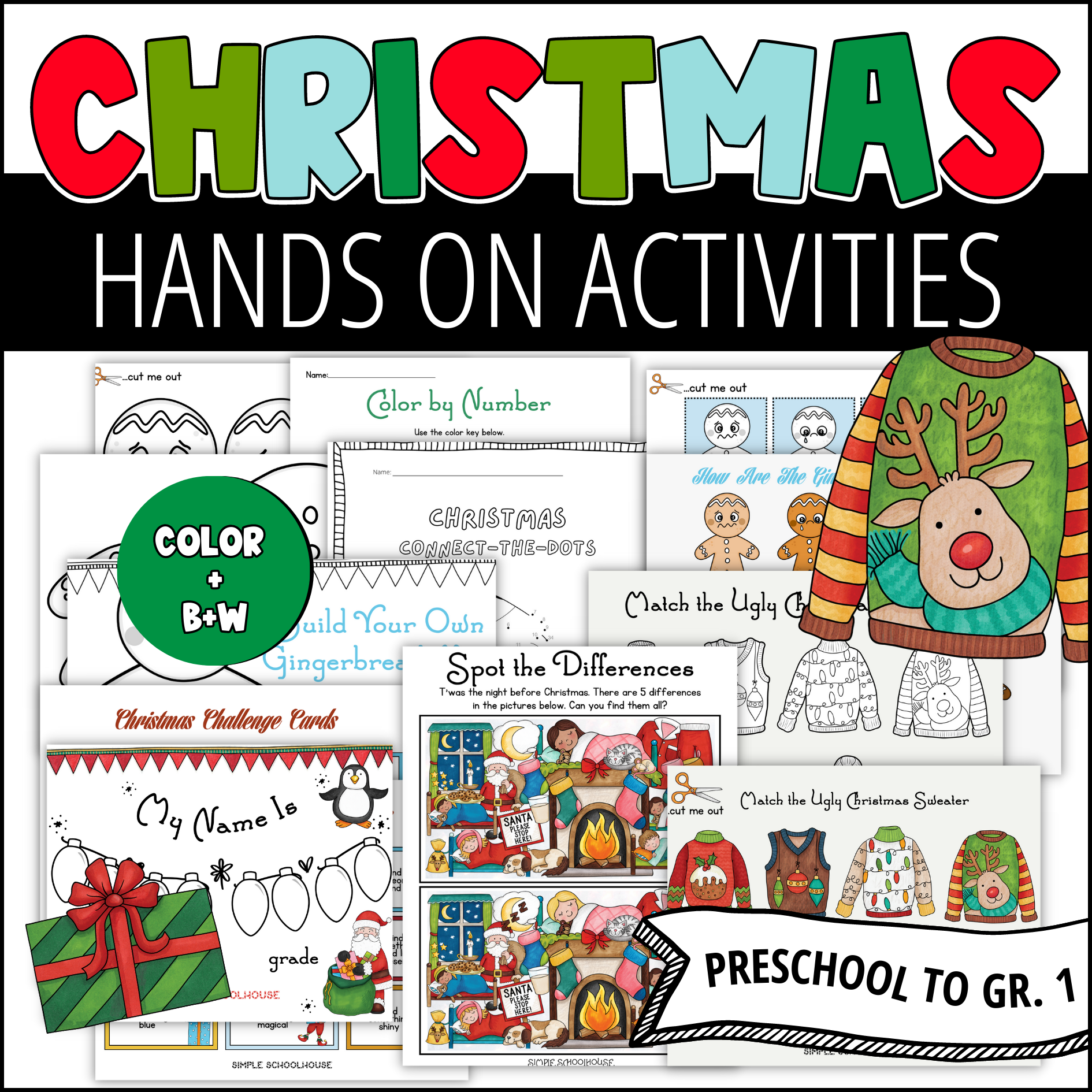 Free Printable Christmas Activity Pack