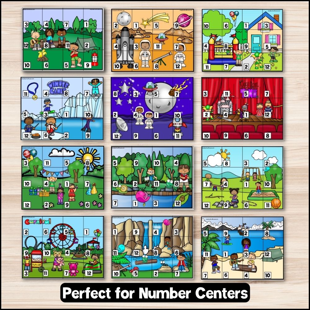 Number Mystery Puzzles
