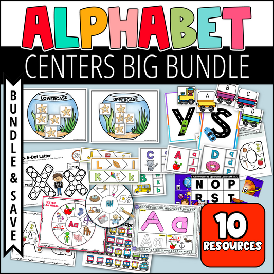 Alphabet Literacy Center Bundle