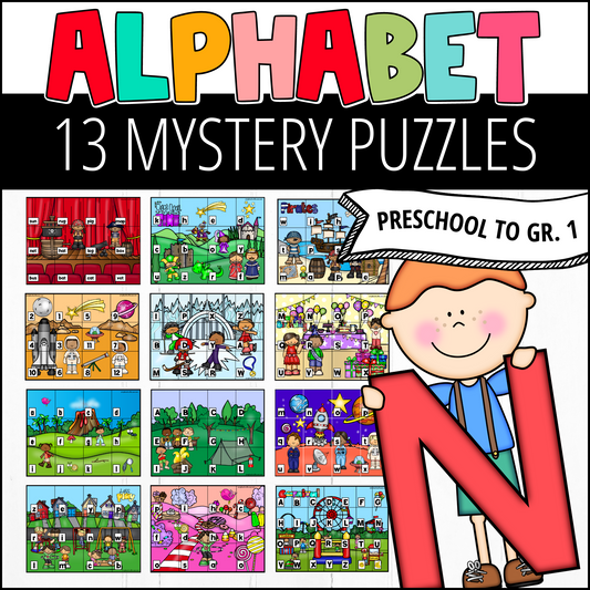 Alphabet Mystery Puzzles