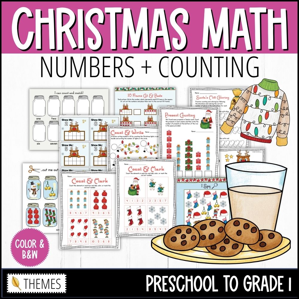 Christmas Numbers + Counting
