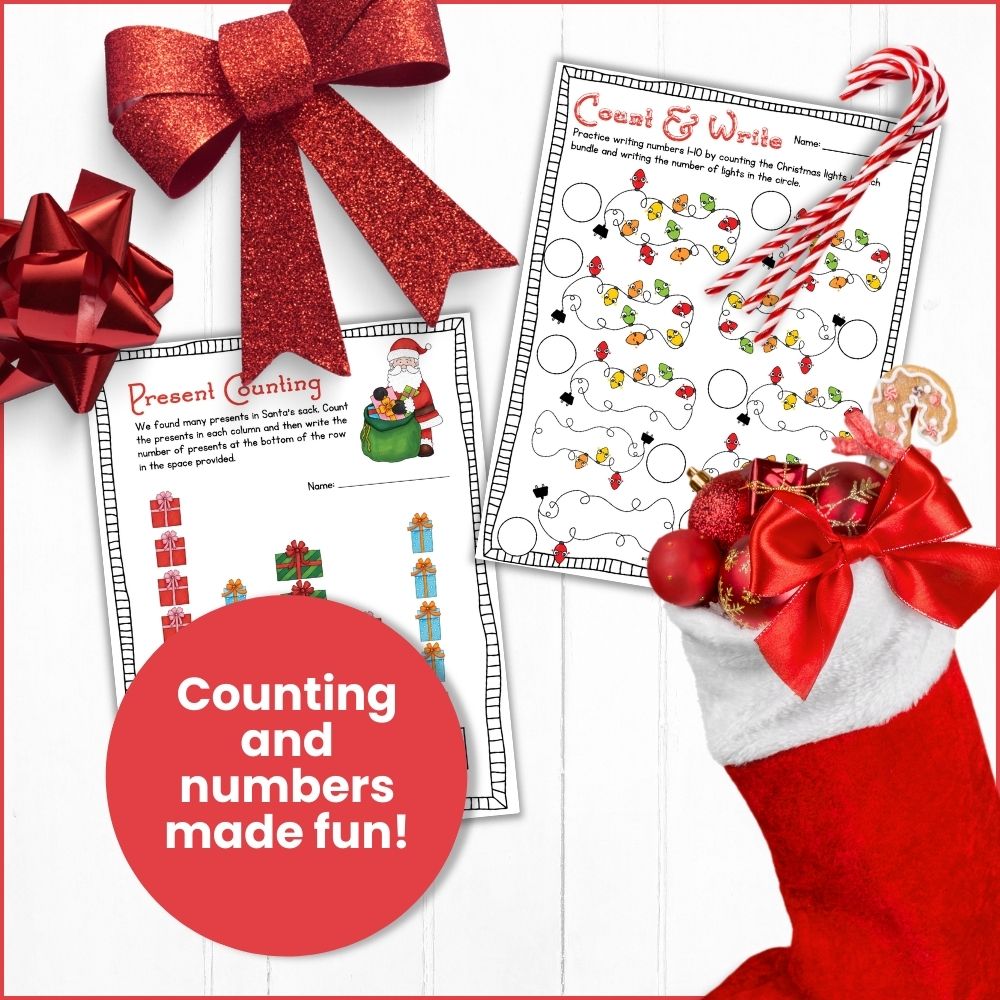 Christmas Numbers + Counting